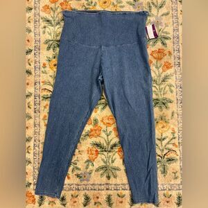 Yummie Denim Shaping Legging Pants NWT 3X